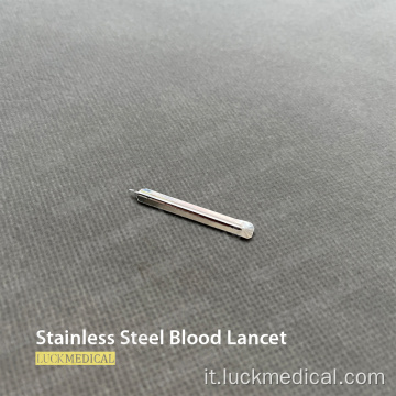 Kit di lancetta di sangue in acciaio inossidabile usa e getta